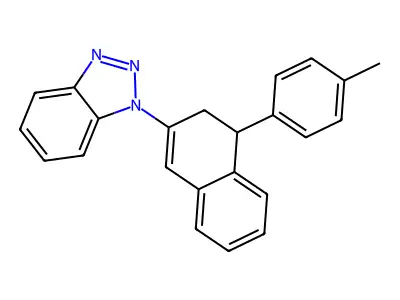1-[4-(4-Methylphenyl)-3,4-dihydronaphthalen-2-yl]-1H-1,2,3-benzotriazole structure