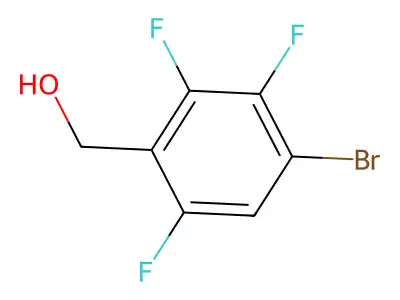 4-Bromo-2,3,6-trifluorobenzaldehyde structure