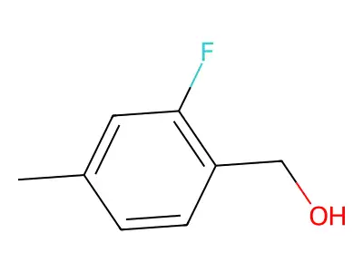 2-Fluoro-4-methylbenzyl alcohol structure