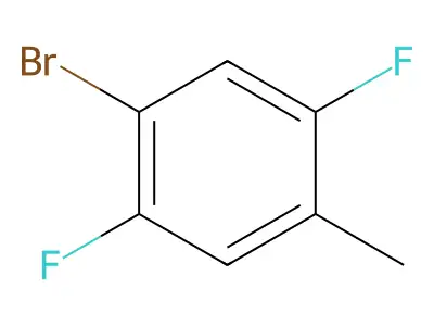 1-Bromo-2,5-difluoro-4-methylbenzene structure