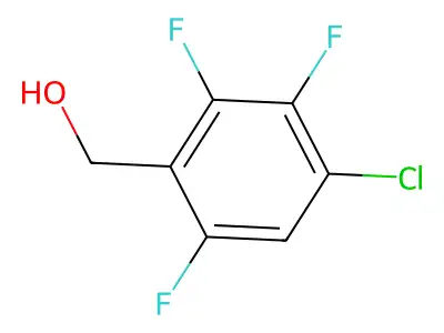 4-Chloro-2,3,6-trifluorobenzyl alcohol structure