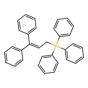 (3,3-Diphenyl-2-propenyl)(triphenyl)phosphorane structure