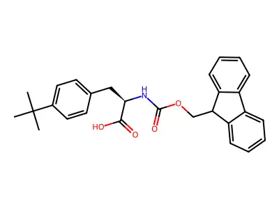Fmoc-4-tert-butyl-L-phenylalanine structure
