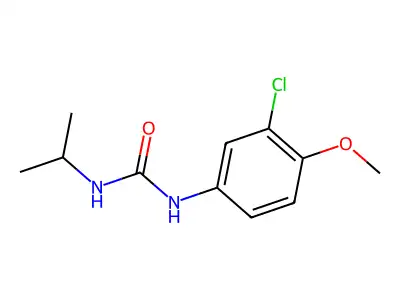 N-(3-chloro-4-methoxyphenyl)-N'-isopropylurea structure