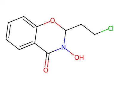 2-(2-Chloroethyl)-3-hydroxy-2,3-dihydro-4H-1,3-benzoxazin-4-one structure