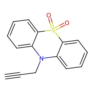 10H-Phenothiazine, 10-(2-propynyl)-, 5,5-dioxide structure