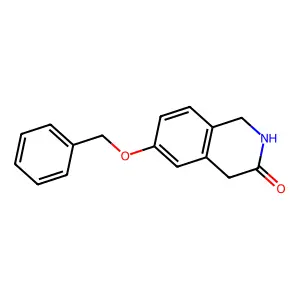 1,4-Dihydro-6-phenylmethoxy-3(2H)-isoquinolinone structure