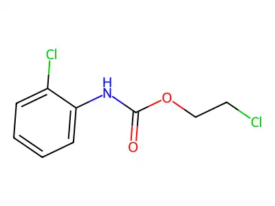 2-Chloroethyl N-(2-chlorophenyl)carbamate structure