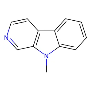 9-甲基-β-咔啉 structure