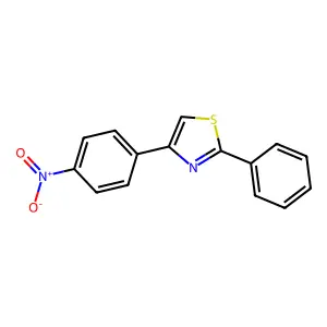 4-(4-Nitrophenyl)-2-phenylthiazole structure