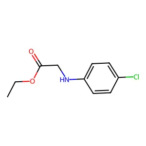 Glycine, N-(4-chlorophenyl)-, ethyl ester structure