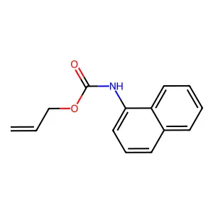 烯丙基N-(1-萘基)氨基甲酸酯 structure