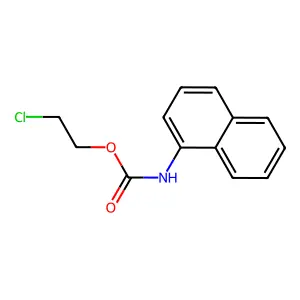 N-(1-萘基)氨基甲酸2-氯乙酯 structure