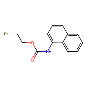 N-(1-萘基)氨基甲酸2-溴乙酯 structure