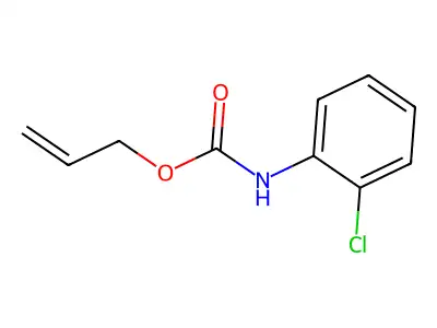 Allyl 2'-chlorocarbanilate structure