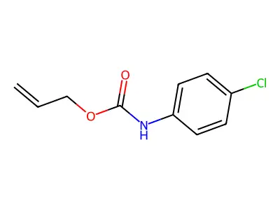 Allyl N-(4-chlorophenyl)carbamate structure