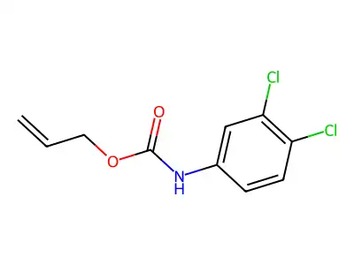 Allyl N-(3,4-dichlorophenyl)carbamate structure