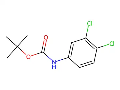 Tert-butyl 3,4-dichlorophenylcarbamate structure