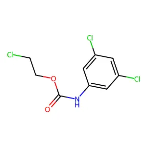 2-chloroethyl N-(3,5-dichlorophenyl)carbamate structure