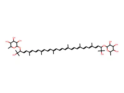 Oscillaxanthin structure
