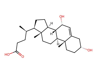 3alpha,7alpha-Dihydroxychol-5-en-24-oic Acid structure