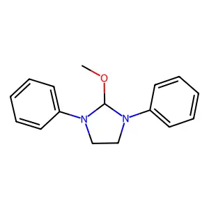 2-Methoxy-1,3-diphenylimidazolidine structure
