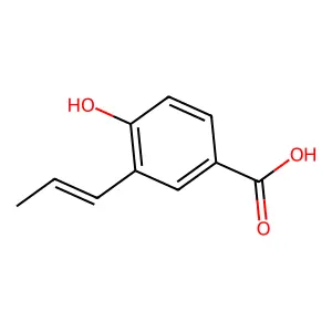(E)-4-Hydroxy-3-(prop-1-en-1-yl)benzoic acid structure
