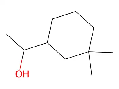Cyclohexanemethanol, alpha,3,3-trimethyl- structure