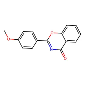 2-(4-methoxyphenyl)-4H-1,3-benzoxazin-4-one structure