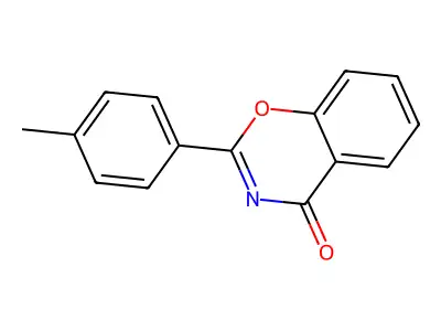 2-(4-Methylphenyl)-1,3-benzoxazin-4-one structure