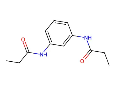 N-(3-propanamidophenyl)propanamide structure