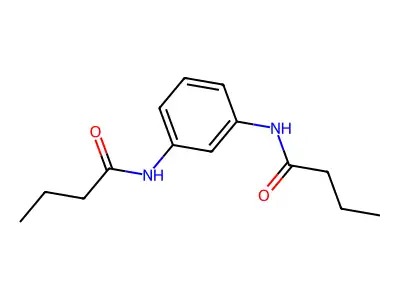 Butanamide, N,N'-1,3-phenylenebis- structure