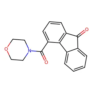 4-(Morpholine-4-carbonyl)-fluoren-9-one structure