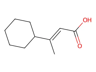 3-环己基-2-丁烯酸 structure