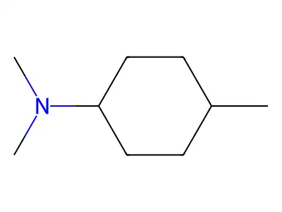 trans-N,N,4-Trimethylcyclohexylamine structure