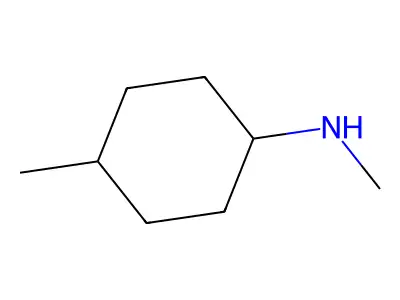 N,4-Dimethylcyclohexanamine structure