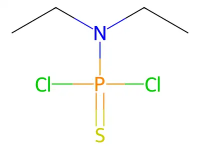 N,N-Diethylthiophosphoramidic dichloride structure