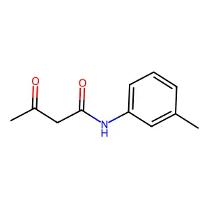 N-(3-methylphenyl)-3-oxobutanamide structure