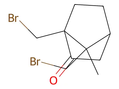 1,7-Bis(bromomethyl)-7-methylbicyclo[2.2.1]heptan-2-one structure