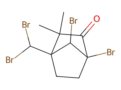 1,7-Dibromo-4-(dibromomethyl)-3,3-dimethylbicyclo[2.2.1]heptan-2-one structure