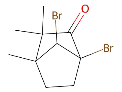 1,7-Dibromo-3,3,4-trimethylbicyclo[2.2.1]heptan-2-one structure