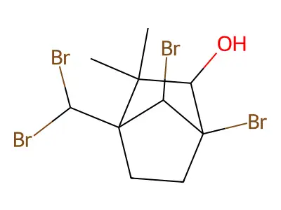 1,7-Dibromo-4-(dibromomethyl)-3,3-dimethylbicyclo[2.2.1]heptan-2-ol structure