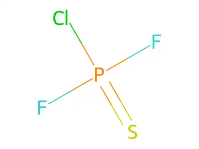 二氟氯硫化磷 structure