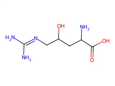 gamma-Hydroxyarginine structure