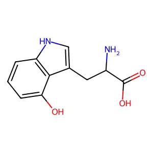 4-羟基-L-色氨酸 structure