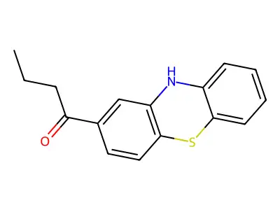 1-(10H-Phenothiazin-2-yl)butan-1-one structure
