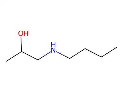 1-(Butylamino)-2-propanol structure