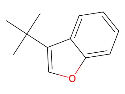 Benzofuran, 3-(1,1-dimethylethyl)- structure