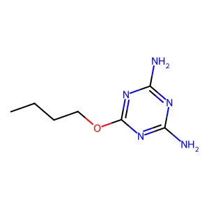 2,4-Diamino-6-butoxy-s-triazine structure