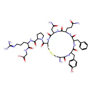 Argipressin, gly(OH9)- structure